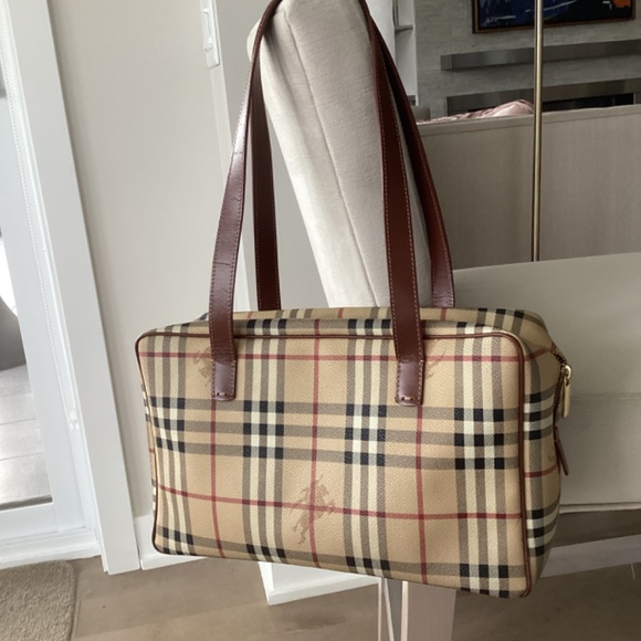 Burberry authentic monogram canvas vintage bag - Picture 2 of 12